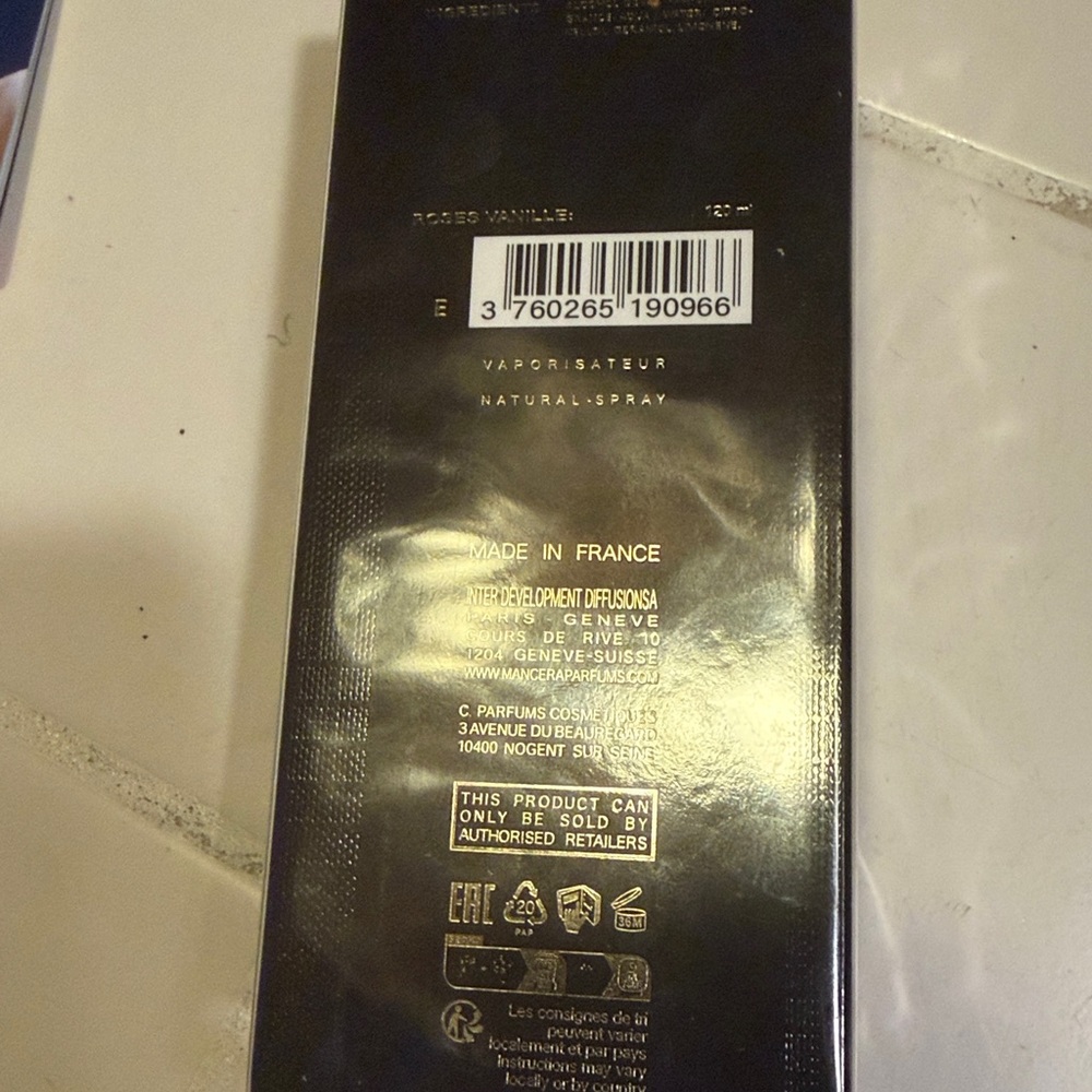 Mancera Roses Vanille Eau de Perfume New in Box Sealed 4 FL. OZ. - Picture 4 of 5